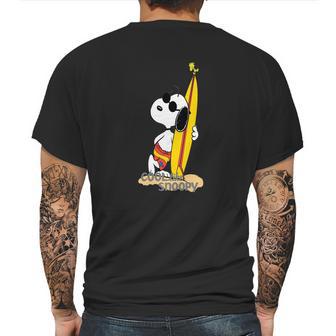 Snoopy Surfing Mens Back Print T-shirt | Favorety UK