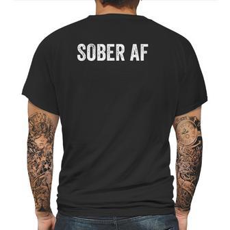 Sober Af 2021 Mens Back Print T-shirt | Favorety UK