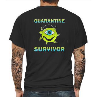 Social Distancing Survivor Mens Back Print T-shirt | Favorety DE