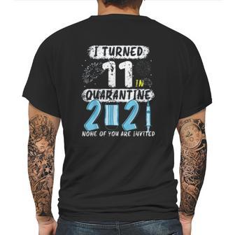 Social Distancing I Turned 11 In 2021 None Of You Are Invited Mens Back Print T-shirt | Favorety CA