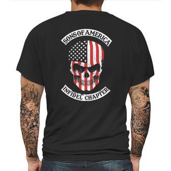 Sons Of America - Infidel Chapter Mens Back Print T-shirt | Favorety