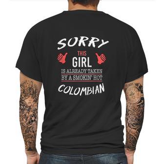 Sorry This Girl Taken Hot Funny Colombian American Columbia Mens Back Print T-shirt | Favorety AU