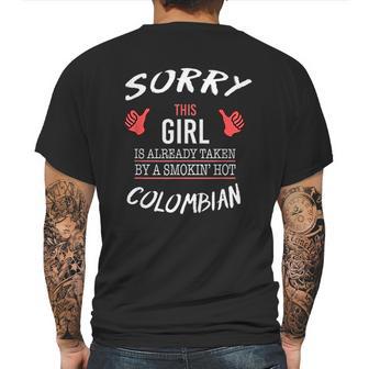 Sorry This Girl Taken Hot Funny Colombian American Columbia Mens Back Print T-shirt | Favorety DE