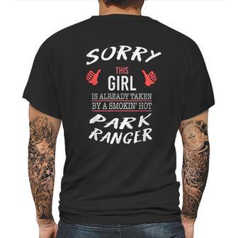 Sorry This Girl Taken By Hot Funny Park Ranger Park Safari Mens Back Print T-shirt | Favorety UK