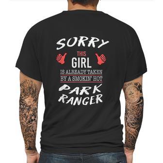 Sorry This Girl Taken By Hot Funny Park Ranger Park Safari Mens Back Print T-shirt | Favorety