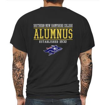 Southern New Hampshire Alumnus Mens Back Print T-shirt | Favorety