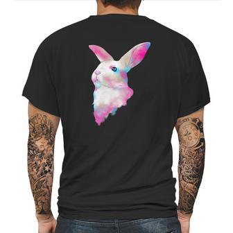 Space Galactic Awesome Rabbit Bunny Galaxy Mens Back Print T-shirt | Favorety