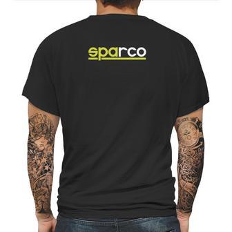 Sparco Car Accesories Customs Logo Mens Back Print T-shirt | Favorety DE