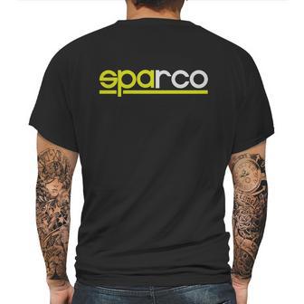 Sparco Car Accesories Customs Logo Hoodie Mens Back Print T-shirt | Favorety CA