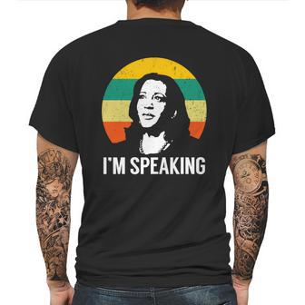 Im Speaking Kamala Vintage Mens Back Print T-shirt | Favorety CA