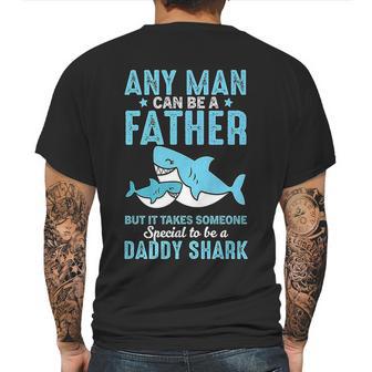 Special To Be A Daddy Shark Gift For Dad Papa Mens Back Print T-shirt | Favorety UK