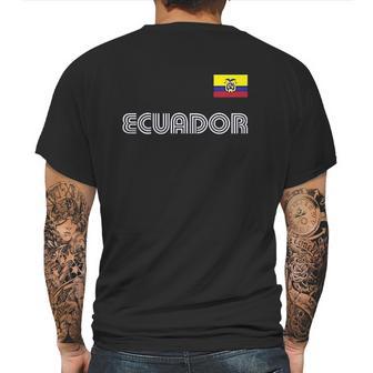 Spiritforged Apparel Ecuador Soccer Jersey Mens Back Print T-shirt | Favorety