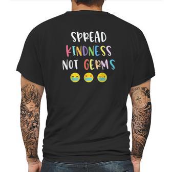 Spread Kindness Not Germs Social Distancing Mens Back Print T-shirt | Favorety AU