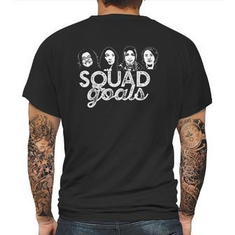 Squad Goals Tlaib Aoc Ocasio Cortez Omar Pressley Mens Back Print T-shirt | Favorety CA