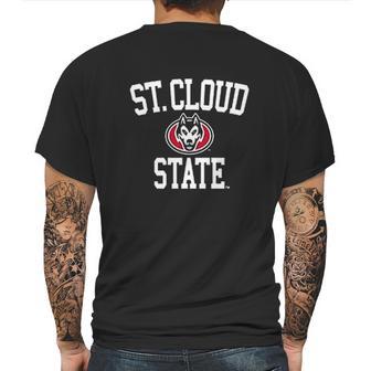 St Cloud State University Huskies Arch Mens Back Print T-shirt | Favorety DE