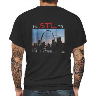 St Louis Stl By 716 Mens Back Print T-shirt | Favorety