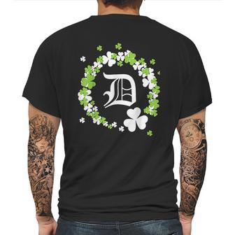 St Patricks Day Detroit Michigan Mens Back Print T-shirt | Favorety UK