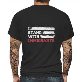 I Stand With Immigrants Mens Back Print T-shirt | Favorety CA