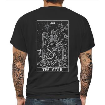 The Star Tarot Card Halloween Mermaid Gothic Mens Back Print T-shirt | Favorety CA