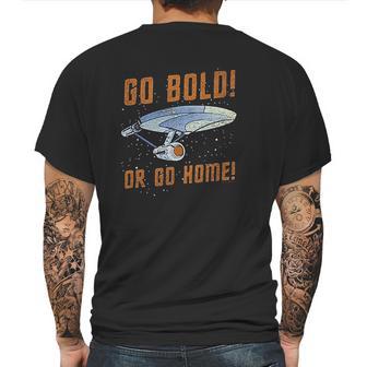 Star Trek Go Bold Or Go Home Mens Back Print T-shirt | Favorety CA