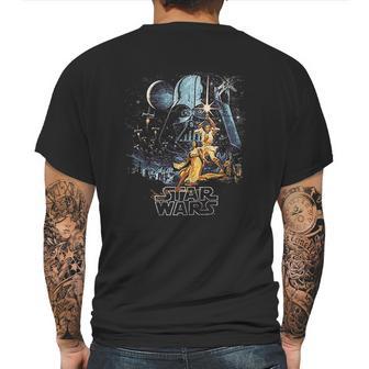 Star Wars A New Hope Vintage Poster Mens Back Print T-shirt | Favorety