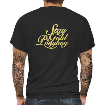 Stay Gold Ponyboy Graphic Mens Back Print T-shirt | Favorety AU