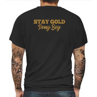 Stay Gold Ponyboy Outsider Mens Back Print T-shirt | Favorety DE