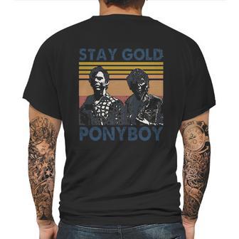 Stay Gold Ponyboy Vintage Mens Back Print T-shirt | Favorety AU