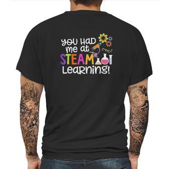 You Had Me At Steam Learning Mens Back Print T-shirt | Favorety AU