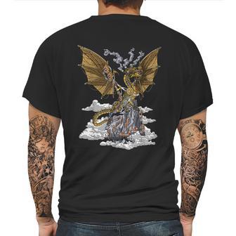 Steampunk Dragon Mechanical Gears Fantasy Industrial Gothic Mens Back Print T-shirt | Favorety UK