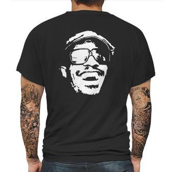 Stencil Stevie Wonder Mens Back Print T-shirt | Favorety CA