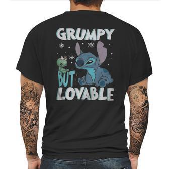 Stitch Grumpy But Lovable Mens Back Print T-shirt | Favorety UK