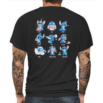 Stitch Today I Feel Mens Back Print T-shirt | Favorety CA