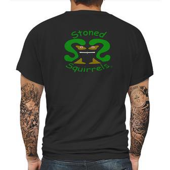 Stoned Squirrels Logo Mens Back Print T-shirt | Favorety CA