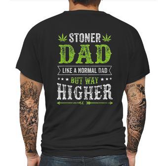 Stoner Dad Marijuana Mens Back Print T-shirt | Favorety DE