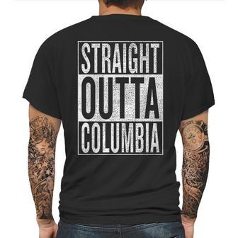 Straight Outta Columbia Great Travel Mens Back Print T-shirt | Favorety UK