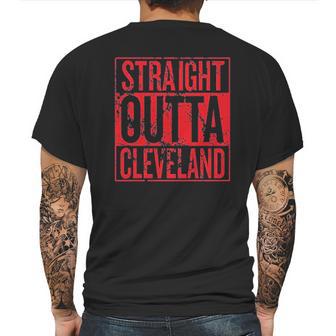 Straight Outta Hometown Pride Fantasy Baseball Fans Mens Back Print T-shirt | Favorety