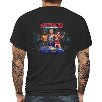 Streets Of Rage Mens Back Print T-shirt | Favorety