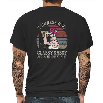 Strong Guinness Girl Classy Sassy And A Bit Smart Assy Vintage Shirt Mens Back Print T-shirt | Favorety AU