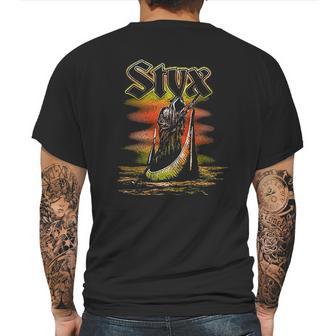 Styx Rock Band Ferryman Charon Kharon Mens Back Print T-shirt | Favorety CA