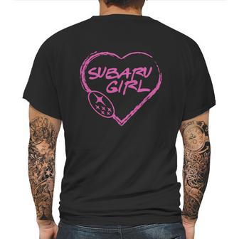 Subaru - Subaru Girl T Shirt T-Shirt Mens Back Print T-shirt | Favorety