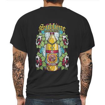 Sublime 40 Oz Bottle Slim Fit Mens Back Print T-shirt | Favorety CA