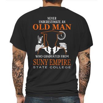 Suny Empire State College Mens Back Print T-shirt | Favorety DE