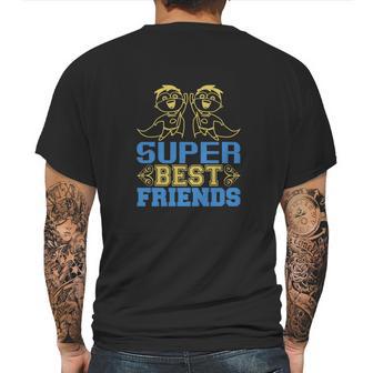 Super Best Friends Mens Back Print T-shirt | Favorety