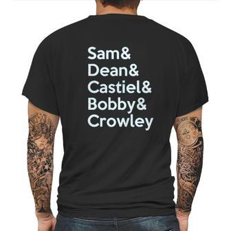 Supernatural Cast Mens Back Print T-shirt | Favorety UK