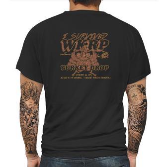 I Survived The Wkrp Cincinnati Turkey Drop Mens Back Print T-shirt | Favorety DE