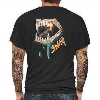 Swag Hip Hop Rapper Dinosaur Mens Back Print T-shirt | Favorety CA