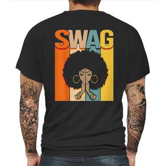 Swag Vintage Melanin Queen Mens Back Print T-shirt | Favorety AU