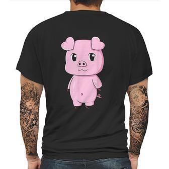 Sweet Piggy Mens Back Print T-shirt | Favorety CA