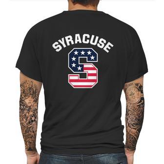 Syracuse Orange Usa Mens Back Print T-shirt | Favorety